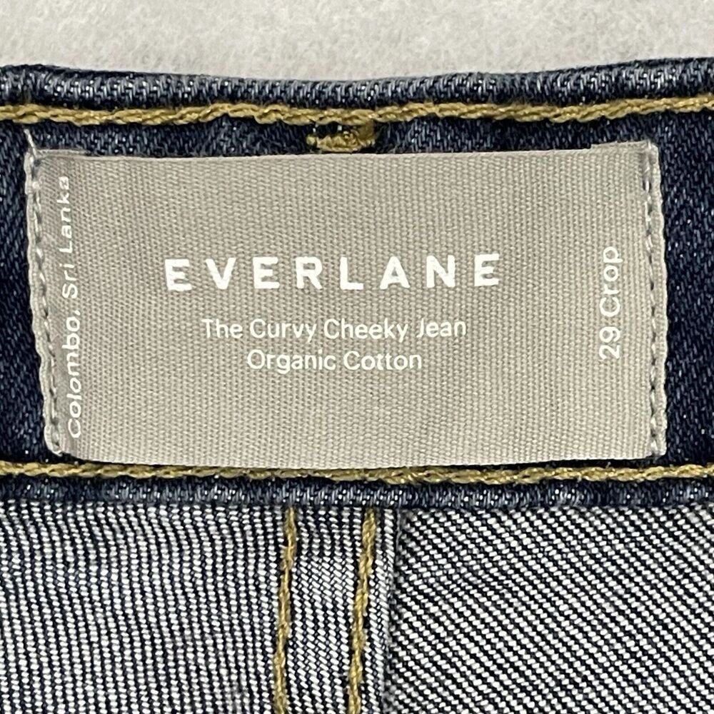 Everlane Dark Blue Straight Leg Jeans - Picture 2 of 16